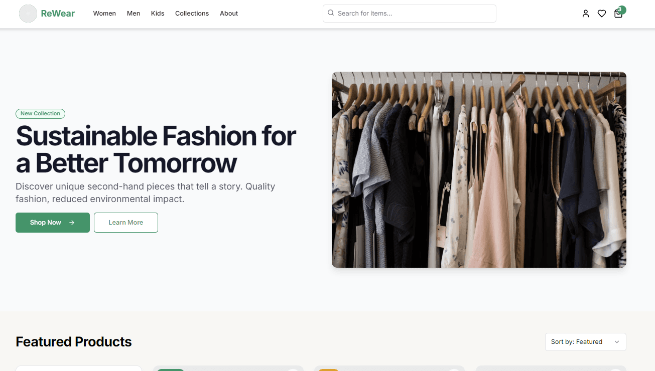 E-commerce store example